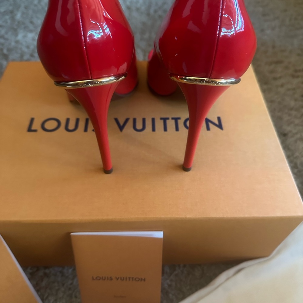 Louis Vuitton Eyeline Pump Red High heel - Picture 5 of 5